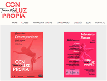 Tablet Screenshot of conluzpropia.net